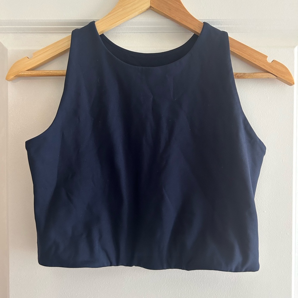 Girlfriend Collective Dylan Tank Top Navy